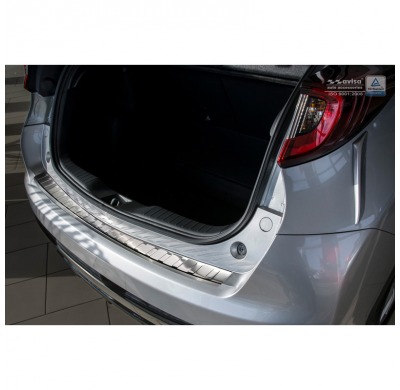 Protector Paragolpes Trasero Acero Inox Honda Civic Ix 5-Doors Facelift 2015- 'Ribs'